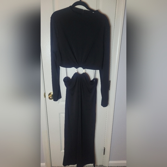 GAP x CULT GAIA Black Cutout Maxi Dress. Sz XL. NWT - Picture 8 of 11